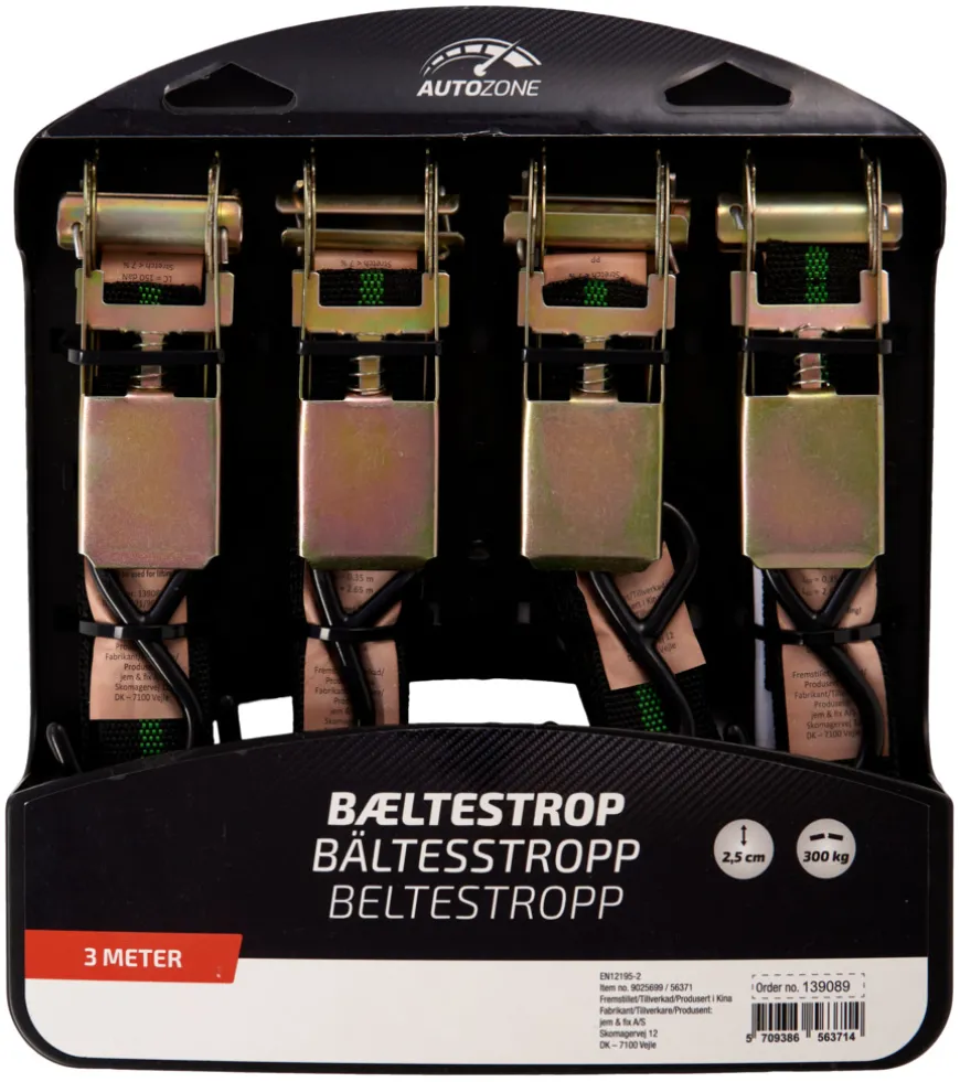 Lastestropp 4 stk. - Autozone