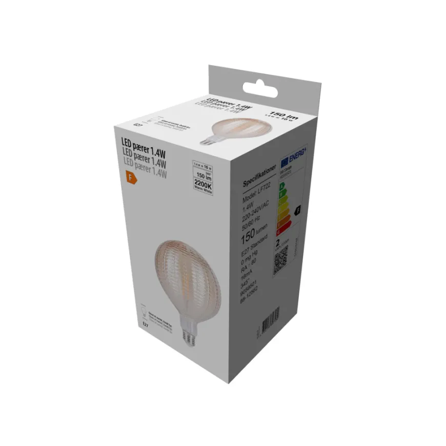 LED-pære Dent Amber 1,4 W E27