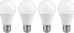 LED-pære E27 standard 4,9 W E27 4-pk.