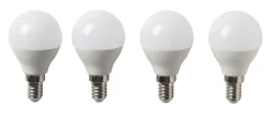 LED-pære krone 4,2 W E14 4-pk.