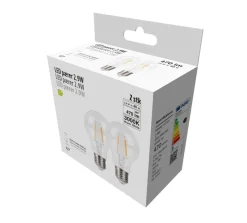 LED-pærer standard 2,9 W E27 - 2-pk.