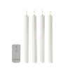LED-stearinlys kronelys 4 stk.