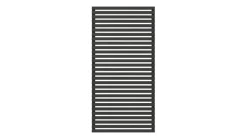 Levegg svart grunnet 90 x 180 cm