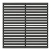 Levegg svart grunnet 180 x 180 cm