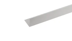 Listprofil vinkel aluminium - 25 x 25 mm x 2 meter