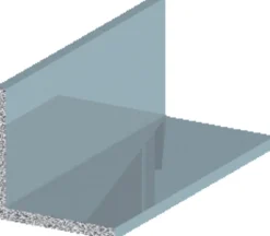 Listprofil - 25 x 25 mm x 2 m vinkel