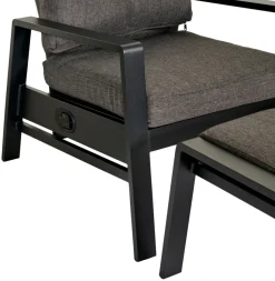 Loungesett Maryland 5 deler m/regulering - Sunlife®