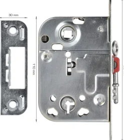 Låsekasse ASSA 110 mm