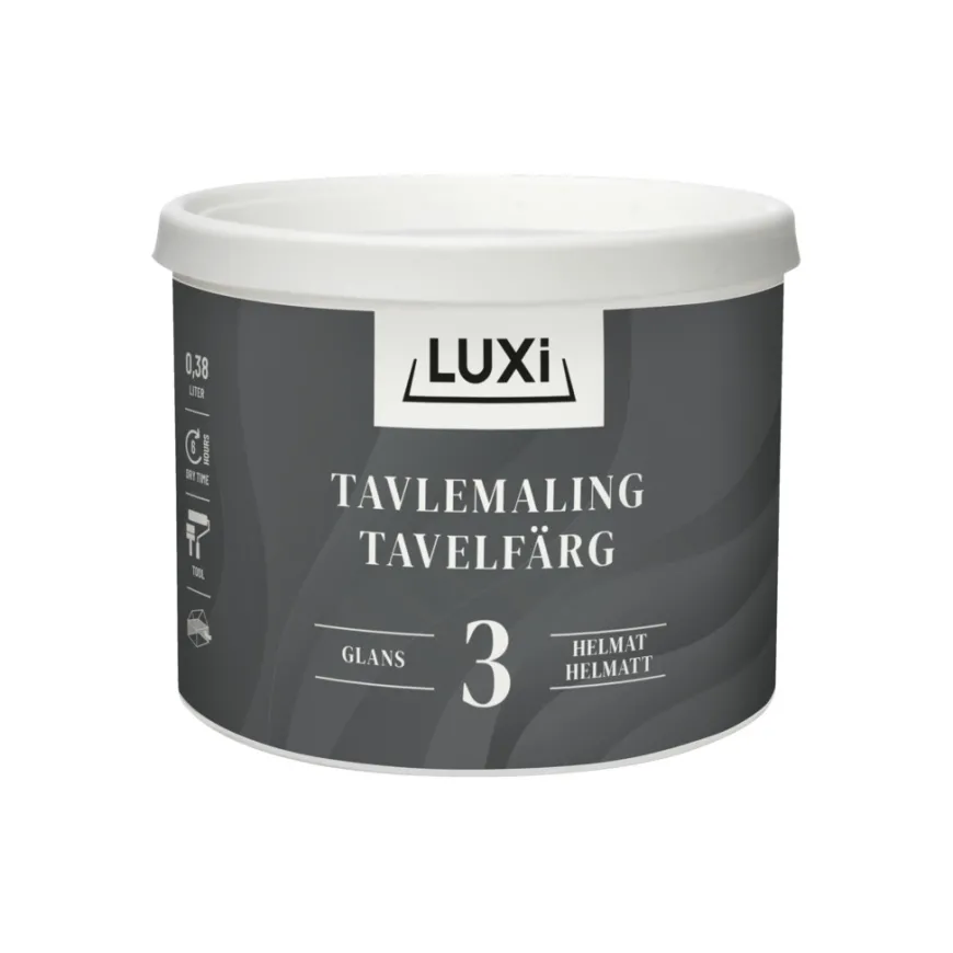 Luxi tavlemaling svart 380 ml