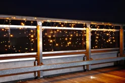 Lyskjede med 400 LED-istapper 11,85 meter