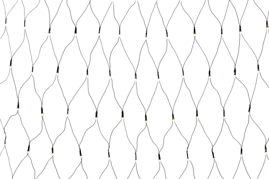 Lysnett med 240 LED-pærer 1,5 x 2 meter