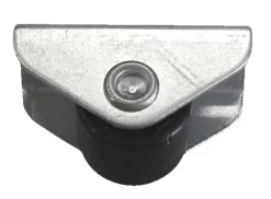 Møbelhjul fast svart 15 mm