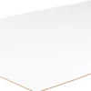 MDF-plate 3 mm hvit - 80 x 120 cm