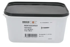 Monteringsskrue 4,8 x 35 fzb - 100 stk.