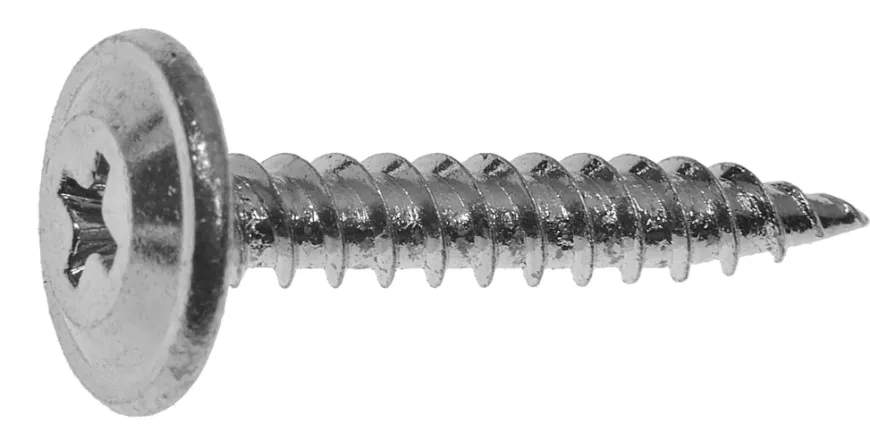 Monteringsskrue 4,2 x 25 mm hvit - 25 stk.