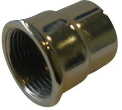 Muffe 3/4" x 1/2" krom
