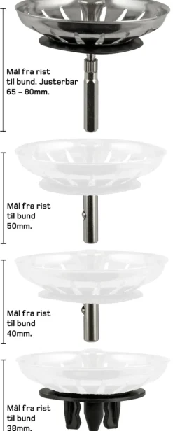 Multisil til kjøkkenvask Ø79 mm