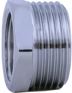 Nippelmuffe krom 3/4"x1/2"