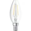 Osram LED Star Classic klar kertepære E14 2,5 W
