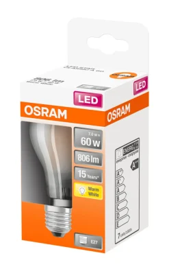 Osram LED Star Classic matt standardpære E27 6,5 W