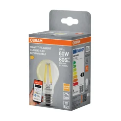 Osram SMART+ standard filamentpære hvit E27 6 W