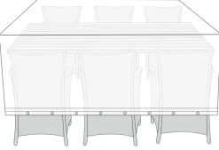Overtrekk til hagemøbelsett L220 x B130 x H85 cm - Sunlife®