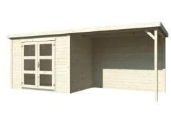 Palmako redskapsbod m/pergola Alma 560 x 184 cm
