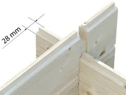 Palmako redskapsbod Petra 2 – 296 x 296 cm