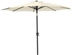 Parasoll Arizona beige m/sveiv og tilt Ø300 - Sunlife®
