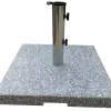Parasollfot Freetown 50 x 50 x 6 cm grå granitt - Sunlife®