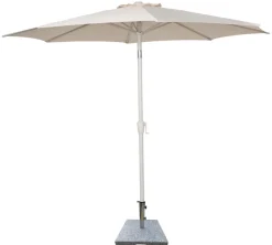 Parasollfot Freetown 50 x 50 x 6 cm grå granitt - Sunlife®