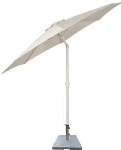 Parasollfot Freetown 50 x 50 x 6 cm grå granitt - Sunlife®