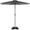 Parasollfot Freetown 50x50x6 cm svart granitt - Sunlife®