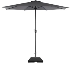 Parasollfot Freetown 50x50x6 cm svart granitt - Sunlife®