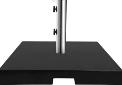 Parasollfot Freetown 50x50x6 cm svart granitt - Sunlife®