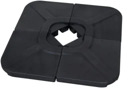 Parasollfot Indiana svart plast - Sunlife®