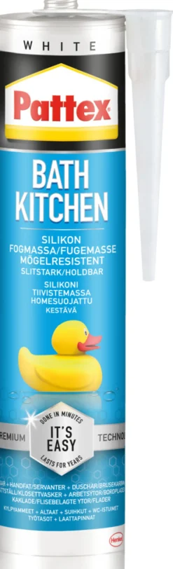 Pattex Easy Silikon hvit 300 ml