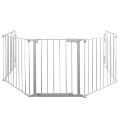 Peisgitter hvit 5-delt 135 x 75,5 x 115 cm - Glöd