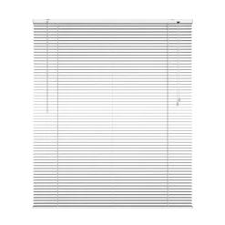 Persienne aluminium hvit 140 x 130 cm
