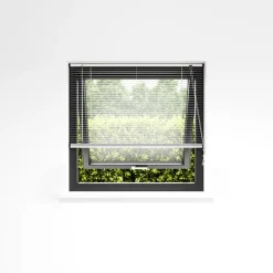 Persienne aluminium hvit 80 x 130 cm