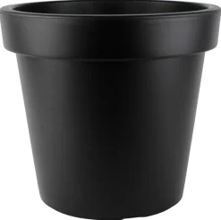 Plastkrukke svart Ø45 x H41 cm