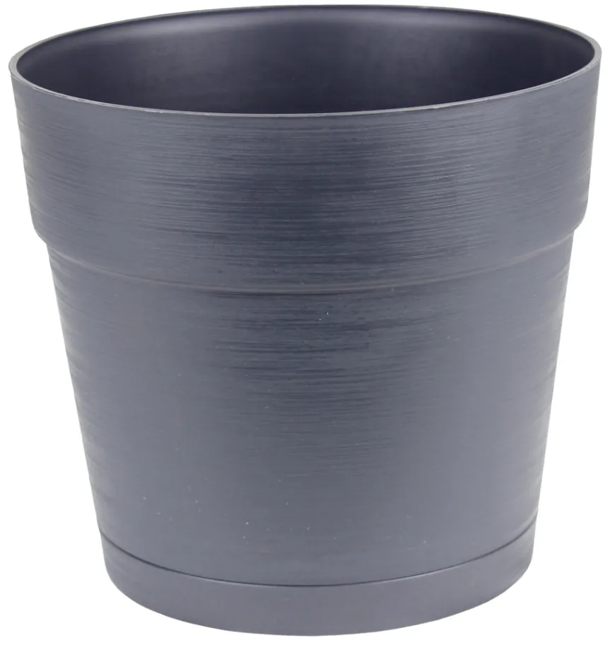 Plastpotte svart Ø38 cm
