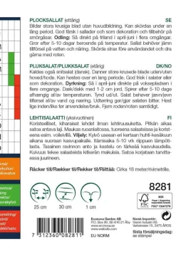 Plukksalat "Australische Gele"