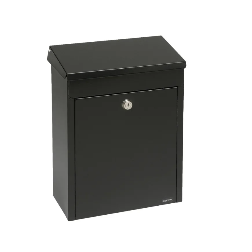 Postkasse 902 11 L Svart MEFA