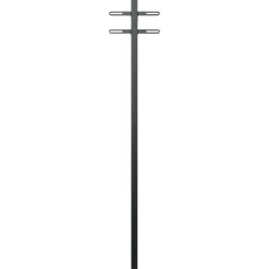 Postkassestativ 91 svart - MEFA