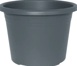 Potte Cylindro plast grå Ø45 cm