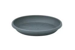 Pottefat Cylindro plast grå Ø33 cm