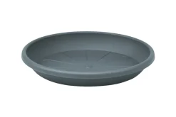 Pottefat Cylindro plast grå Ø37 cm