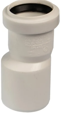 Reduksjonsrør hvit 50 mm x 40 mm