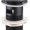 REN bunnventil pop-up svart 1 1/4"